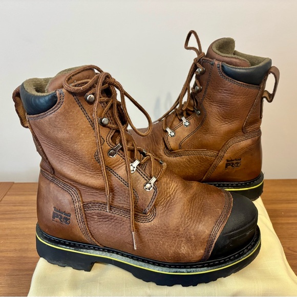 Timberland PRO Bannack Met Guard, Steel Toed Boot, Men Size 9 Wide - Picture 1 of 6